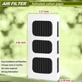 thumbnail image 2 of Air Filter for FrigidairePure Air Ultra II Refrigerator Air Filter, 2 of 5