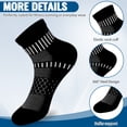 thumbnail image 3 of VEGCOO Athletic Ankle Socks, 6 Pairs Thick Cushioned Running Sports Socks for Men Women, 3 of 7