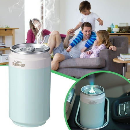 

Portable Cute Little Cans Home Warm Night Light Humidifier