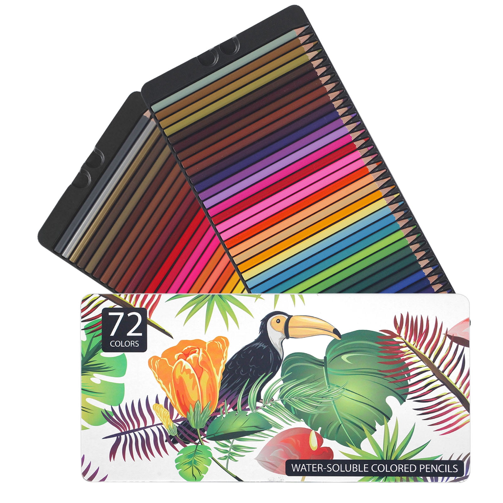 EooUooIP Colored Pencils, 24 Pcs Professional Coloured Pencils Drawing Pencils, Oil-Based Artist Pencil Set, Ideal for Adult and Artists Sketching