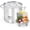 24QT, variant on 24QT Stainless Steel Tamale Steamer Pot, Steam Pots for Cooking with Water Fill Spout, Steamer with Divider and Rack, Ideal for Seafood Crab Vegetables lobster