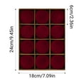 thumbnail image 3 of Adornos Navideños Flocados de 6 Cm, 12 Bolas de Terciopelo Oscuro con Cuerda para Colgar | Decoraciones Navideñas de Plástico Duradero | Decoración Navideña Multiusos para Árboles, Puertas, Paredes y, 3 of 6