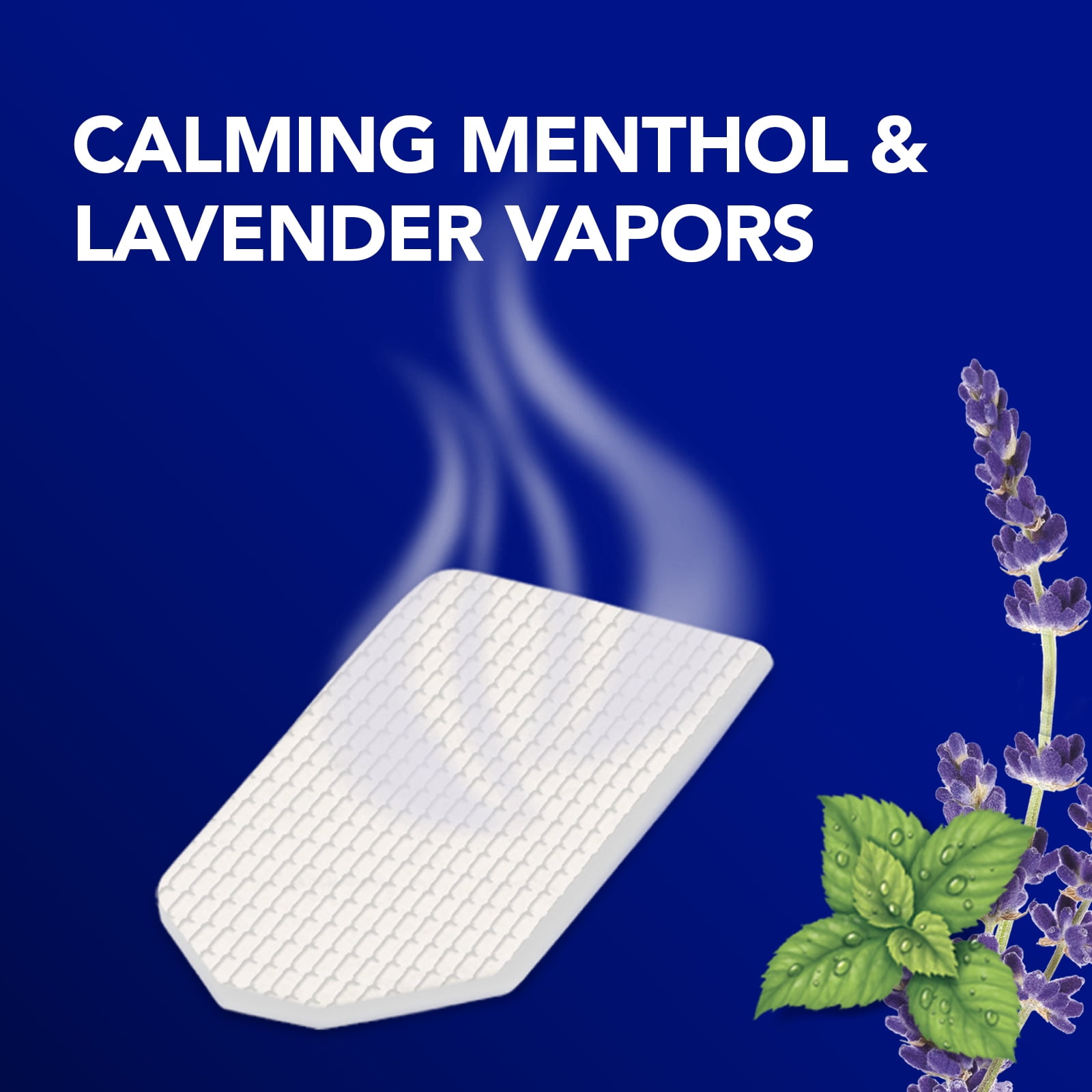 (3 pack) Vicks VapoPads Calming Menthol and Lavender Scent, Cold and Flu Relief, 12 Count, VSP30FP