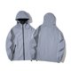 thumbnail image 1 of SCZ Mujeres Y Hombres Moda Reflectante Abrigo Casual Doble Capa Gabardina, 1 of 5
