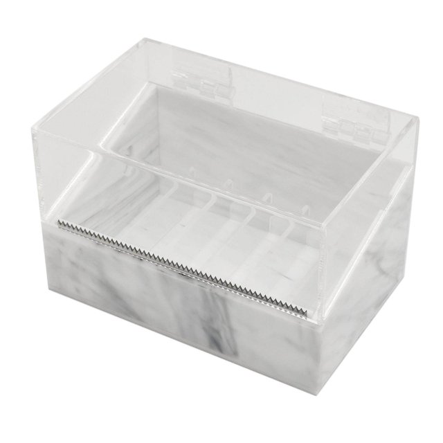 Distributeur de Ruban d'Extension de Cils Coupeur Support Fournitures Support Outils pour Ruban Claripore Blanc
