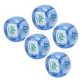 thumbnail image 1 of Paquete De 5 Dados De Dirección Del Viento Mahjong Este, Sur, Oeste, Norte, Dados De Posición De Esfera De Plástico Para Juegos De Mesa Y Entretenimiento, 1 of 7