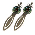 thumbnail image 2 of St. Patrick's Day Vintage Copper Crown-Shaped Bookmarks: Stainless Steel Book Accessories and Markers - a Gift for Readers and Book Lovers [Set of 2], 2 of 5