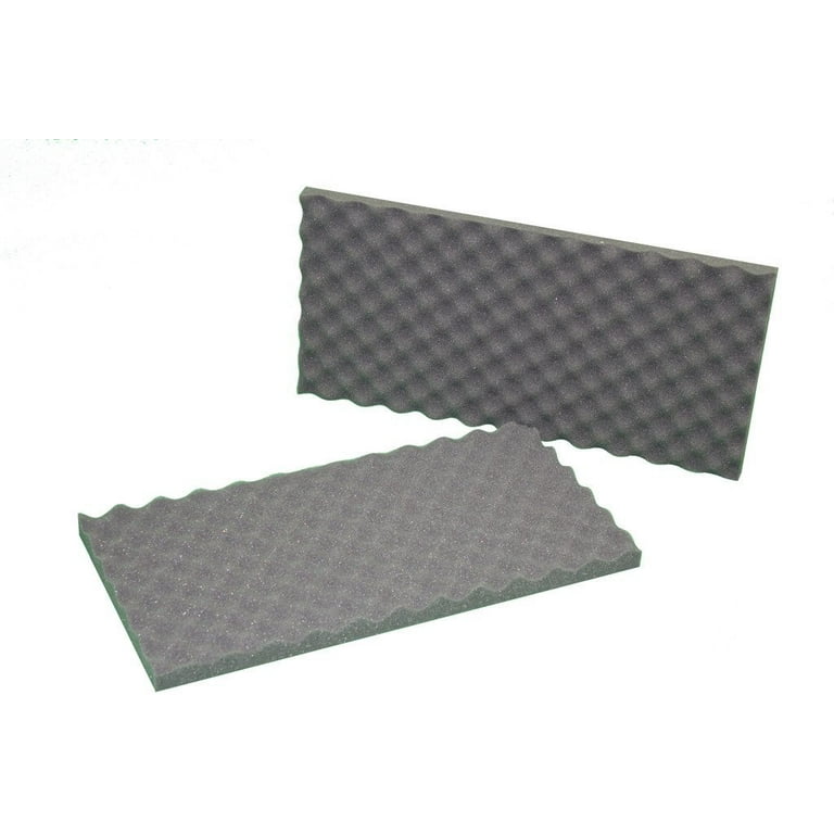 Acoustic Egg crate Foam 2 Pcs Of 2.5x12x12inch.Soundproofing.made In USA.