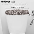 thumbnail image 5 of Renewold Cheetah Printed Toilet Tank Lid Cover Bathroom Decor Accessories Dust and Stains Resistant Toilet Protective Cover Universal Fit, 5 of 6