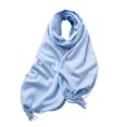 thumbnail image 2 of Lumtrix Winter Scarfs for Women 70.87 Inch Shawls Wraps Warm Cozy Spring Fall Soild Color Scarves F One Size, 2 of 5