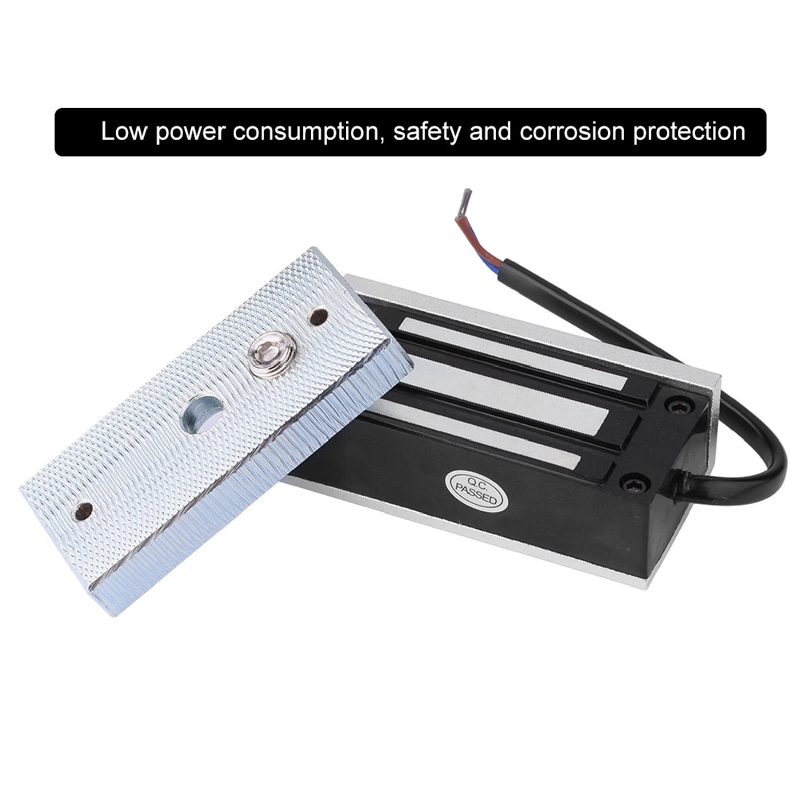 Riousery Electric Magnetic Door Lock 60kg Strong Force Access Control for Door Cabinet Drawer (7.87 inches / 20 cm) Hardware Security