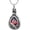 Dragonfly, variant on 925 Sterling Silver Cat Urn Necklace for Ashes - Teardrop Red Crystal Cremation Jewelry for Pet Loss - Vintage Cat Memorial Keepsake Pendant for Women, 22+2 Inch Chain