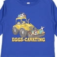 thumbnail image 4 of Inktastic Excavating Easter Bunnies Boys or Girls Long Sleeve Toddler T-Shirt, 4 of 5