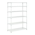 Honey Can Do 6Shelf Steel Storage Shelving Unit, Multicolor