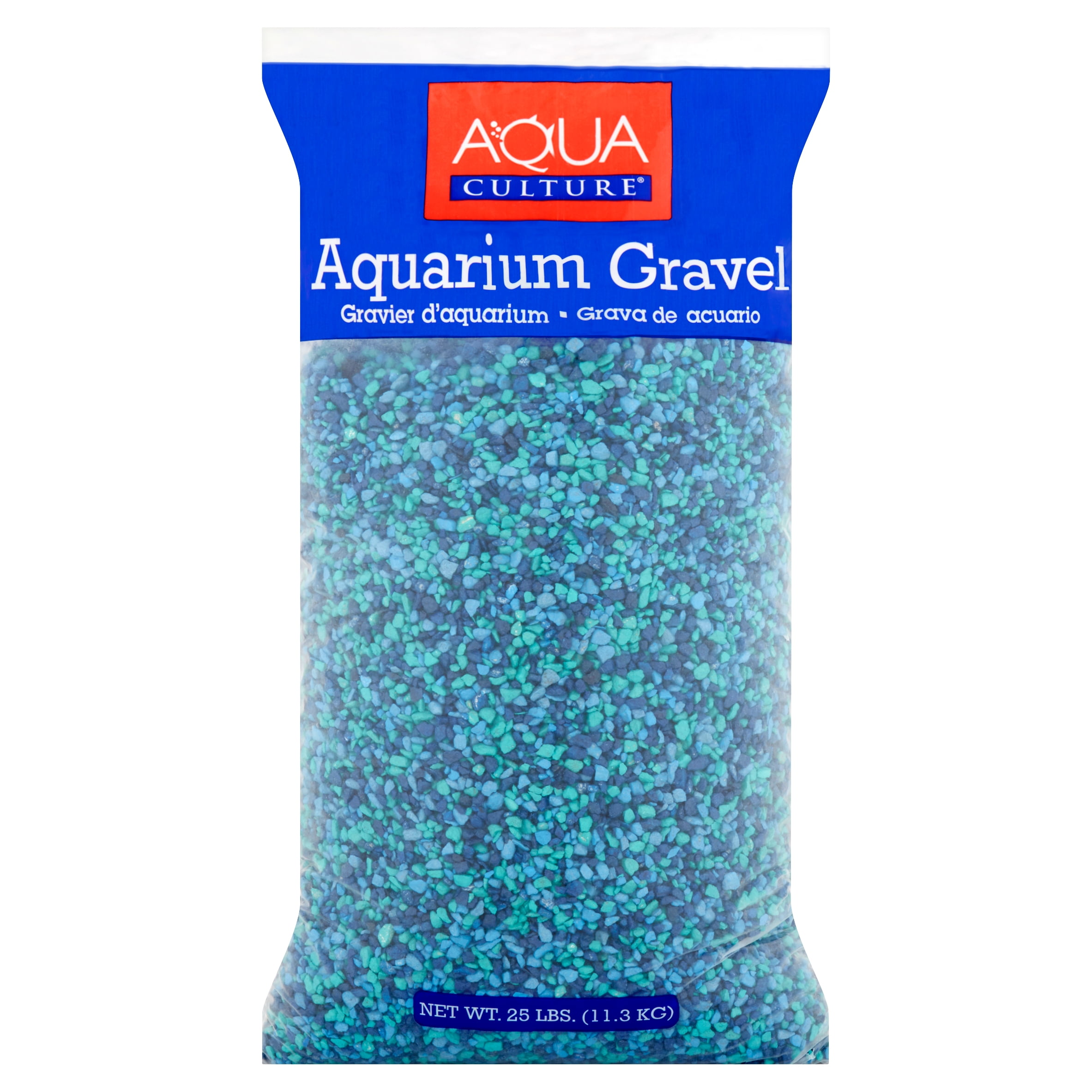 Aqua Culture Aquarium Gravel, Caribbean, 25 lb