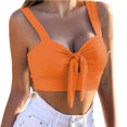 thumbnail image 5 of Sngxgn Women's Basic Solid Camisole Spaghetti Strap Tank Top(C,S), 5 of 8