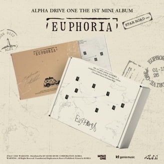 ALPHA DRIVE ONEの『EUPHORIA』のサイン入りCD ALPHA DRIVE ONE - [EUPHORIA] 1st Mini Album STAR ROAD Version