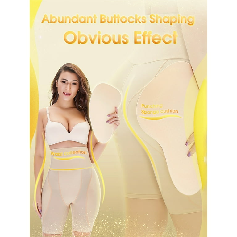 Shaping garments can tighten the tummy, lift the buttocks, sculpt the