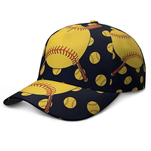 Sports Baseball Cap Adjustable Dad Hat – Team Player Training Ball Game Hat for Boys, Teens, Kids, Athlete Gifts
