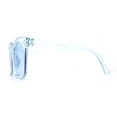 thumbnail image 3 of Girls Child Size Pop Color Thick Horn Rim Sunglasses Blue, 3 of 4