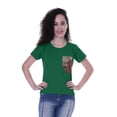 thumbnail image 1 of Moomaya Womens Round Neck T-shirt Short Sleeve Sequin Patch Pocket Tee Top - XK, 1 of 6