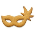 thumbnail image 2 of Mighty Gadget Mardi Gras Masquerade Mask Cookie Cutter (Green) - 5.5x3.5 Inches, Festive Carnival Baking Tool for Party Treats, 2 of 8