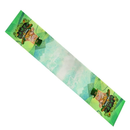 

Table Runner Tablecloth St. Patrick s Day Print 13 X 70 Inch For St. Patrick s Day Table Decorations kitchen gadgets kitchen gadgets kitchen tool