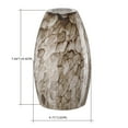 thumbnail image 2 of Ding 2.25 in. Lip Fitter River stone Glass Oblong Pendant Lamp Shade, 2 of 5
