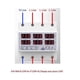 thumbnail image 4 of TOMZN Din Rail 3 Phase Voltage Relay 3P+N Voltmeter Ammeter over and Under Voltage Monitor Relays Pr, 4 of 5