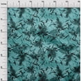 thumbnail image 3 of oneOone Cotton Cambric Turquoise Blue Fabric Abstract Floral Fabric For Sewing Printed Craft Fabric By The Yard 56 Inch Wide-2ra, 3 of 5
