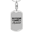 thumbnail image 5 of To My Wife  Boyfriend Fiance Husband Stainless Steel or 18k Gold Premium Swivel Dog Tag Keychain, 5 of 16