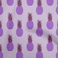 thumbnail image 1 of oneOone Cotton Jersey Purple Fabric Fruits Pineapple Quilting Supplies Print Sewing Fabric By The Yard 58 Inch Wide, 1 of 4