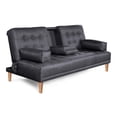thumbnail image 2 of Sofá Cama Makora Queen con Memory Foam Color Oxford Lino Respaldo Reclinable de 3 Posiciones, 2 of 9