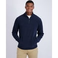 thumbnail image 2 of 2 Pack: Men's Polar Fleece Quarter-Zip Long Sleeve Jacket - Windproof Winter Outdoor Hiking Coat (Available In Big & Tall), 2 of 6