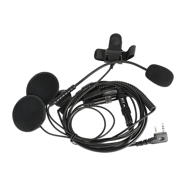 Auriculares con tapa de motocicleta con PTTMic Ciclismo al aire libre Manos libres Radio bidireccional Auricular Auricular para SM SunniMix Auriculares para motocicleta