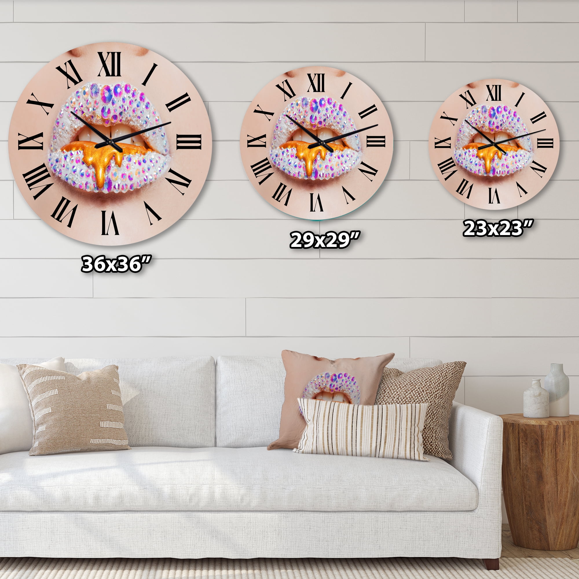 Designart 1 in Quartz Modern/Contemporary Wall Clock