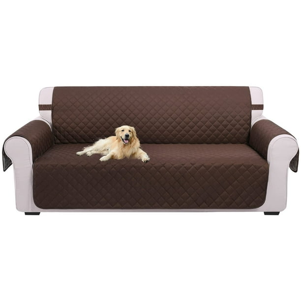 Funda de sofá U-NICE HOME reversible resistente al agua café/beige