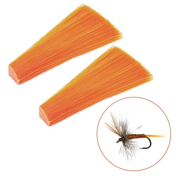 Materiales para Atar Moscas shamjiam Suministros Artesanal Naranja
