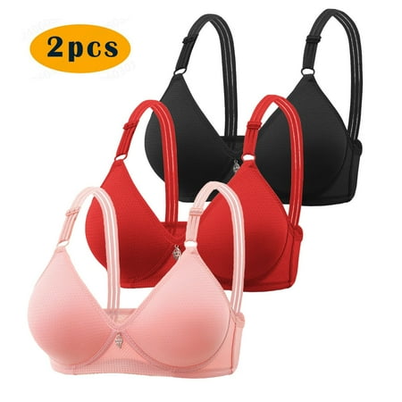 Lisbinx Nursing Bras Women s And Women s Steel Ring Gathering Comfortable Breathable Front Button Underwear Daily Bra Holiday Deals