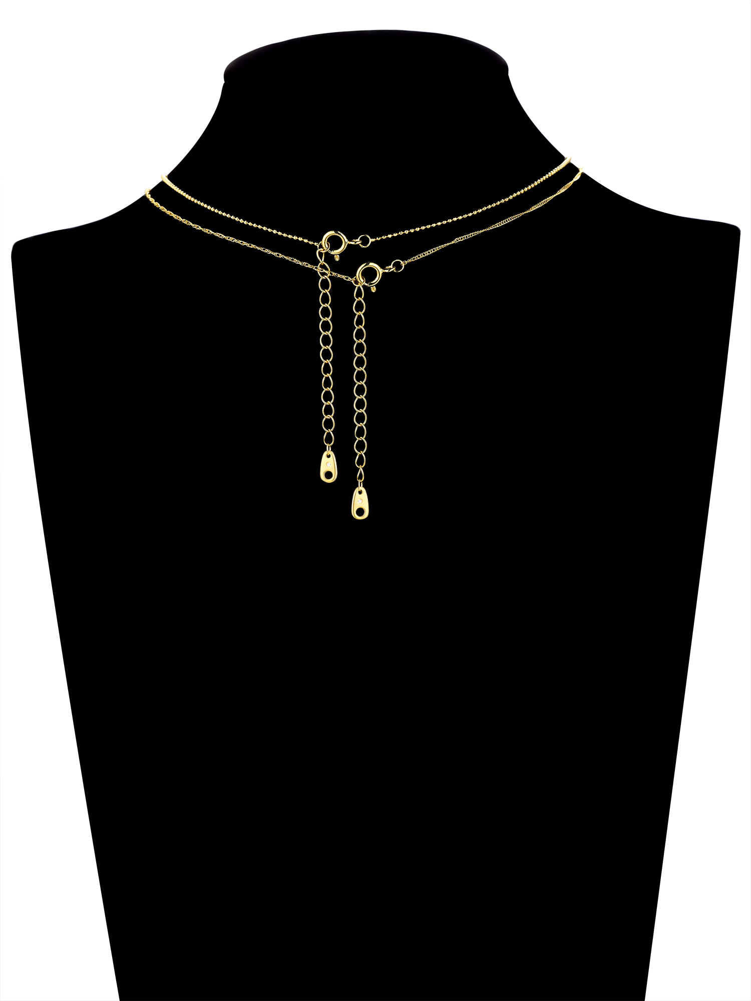 Believe by Brilliance Simultaed Pearl & Cubic Zirconia Clover Necklace Set in 14KT Gold Flash Plated