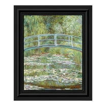 Water Lily Pond by Claude Monet Framed Wall Art Print, Monet Water Lilies Print, 11x14
