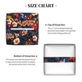 thumbnail image 5 of Kdxio Vintage Floral Print Tissue Box Cover,Square Decorative PU Leather Facial Paper Case Organizer Holder Dispenser for Bathroom,Night Stands,Desk,Car 5.2''X5.2''X5.2'', 5 of 8