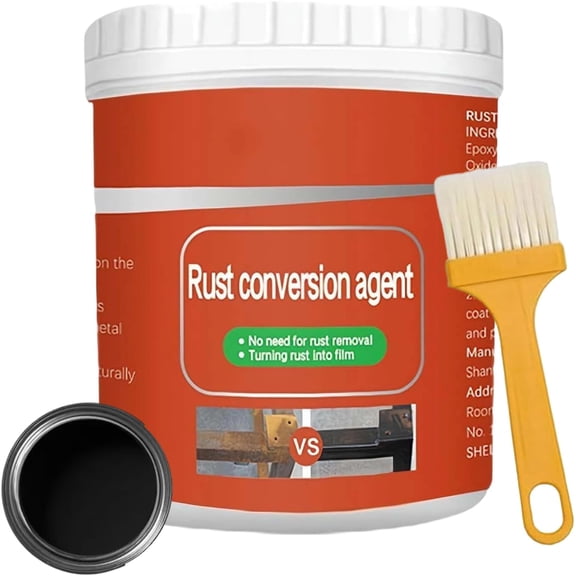 Esmalte Pro Anax Para Metal Oxidado, Rust Remover for Metal, Anti Rust Paint with Brush, Eliminates Oxides from Aluminum, Cast Iron, And Steel