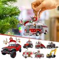 thumbnail image 2 of Adornos de dibujos animados para coche, colgante para árbol de Navidad, decoraciones de Feliz Navidad para el hogar, regalo de Año Nuevo, 2023, 2024, 2 of 4
