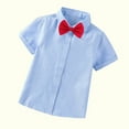 thumbnail image 5 of ATOGUTA Boys Shirt and Tie Set Gentleman's School Uniform Shirt Tie Suit 2T-14, 5 of 5