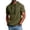 Army Green, variant on Men's Loose Pocket Casual Sports Hooded Short-Sleeve T-Shirt Comfortable Soft Fabric Spring & Summer Daily Wear Active Tops,Wine,XXL