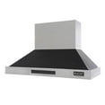 thumbnail image 4 of Kucht Professional 48" Stainless Steel Wall Mounted Range Hood in Black, 4 of 8
