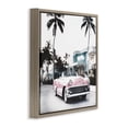 thumbnail image 4 of Stupell Industries Tropical Cruise Antique Car Transportation Painting Brown Floater Framed Canvas Art Print Wall Art, 25 x 25, 4 of 10