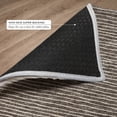 thumbnail image 6 of Addison Rugs Dream Shag Premium Machine Washable Transitional Stripes Chocolate Rectangle Rug, 9' x 12', 6 of 8