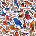 thumbnail image 3 of 46 Pcs of Adorable Animal Sparrow Stickers - Perfect for DIY Scrapbooking, Labeling, and Journaling!, 3 of 4